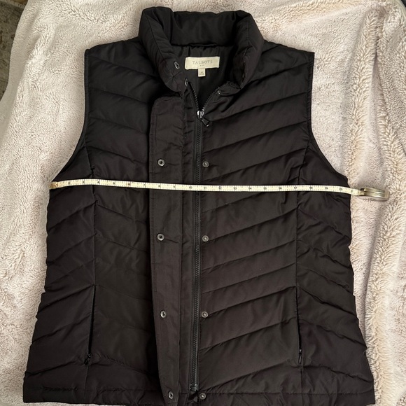Talbots Black Quilted Vest - Picture 2 of 4